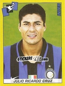 Cromo Julio Ricardo Cruz - Calciatori 2007-2008 - Panini