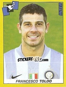 Sticker Francesco Toldo - Calciatori 2007-2008 n. 168 - Panini