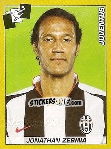Sticker Jonathan Zebina - Calciatori 2007-2008 n. 175 - Panini