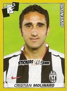 Sticker Cristian Molinaro - Calciatori 2007-2008 n. 180 - Panini