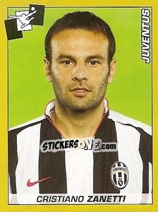 Cromo Cristiano Zanetti - Calciatori 2007-2008 - Panini