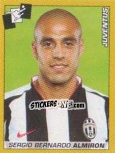 Sticker Sergio Bernardo Almiron - Calciatori 2007-2008 - Panini