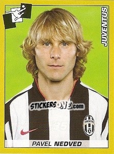 Sticker Pavel Nedved - Calciatori 2007-2008 n. 185 - Panini
