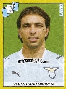 Sticker Sebastiano Siviglia - Calciatori 2007-2008 n. 204 - Panini