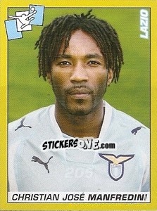 Sticker Christian José Manfredini - Calciatori 2007-2008 n. 205 - Panini