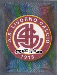 Cromo Scudetto Livorno - Calciatori 2007-2008 - Panini