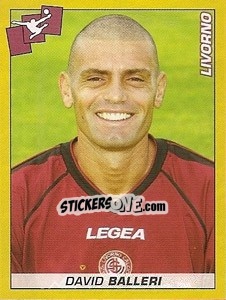 Figurina David Balleri - Calciatori 2007-2008 - Panini