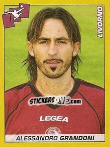 Cromo Alessandro Grandoni - Calciatori 2007-2008 - Panini