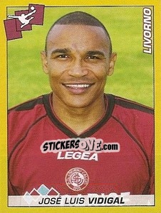 Sticker José Luis Vidigal - Calciatori 2007-2008 n. 228 - Panini