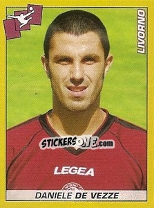 Sticker Daniele De Vezze - Calciatori 2007-2008 - Panini