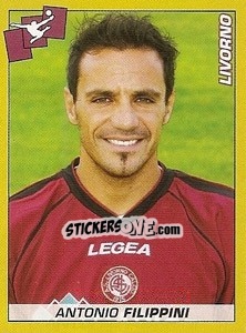 Sticker Antonio Filippini - Calciatori 2007-2008 n. 231 - Panini