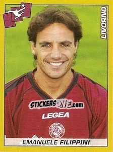 Sticker Emanuele Filippini - Calciatori 2007-2008 - Panini