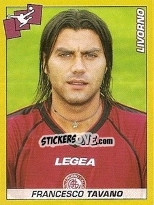 Sticker Francesco Tavano - Calciatori 2007-2008 n. 237 - Panini