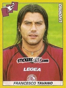 Figurina Francesco Tavano - Calciatori 2007-2008 - Panini