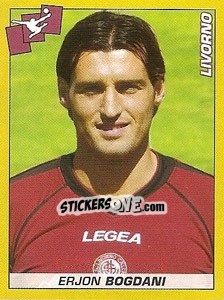 Cromo Erjon Bogdani - Calciatori 2007-2008 - Panini