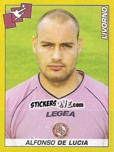 Sticker Alfonso De Lucia - Calciatori 2007-2008 - Panini