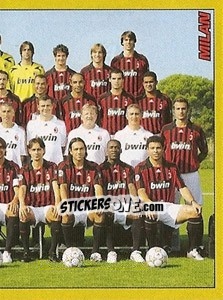 Figurina Squadra Milan (2) - Calciatori 2007-2008 - Panini