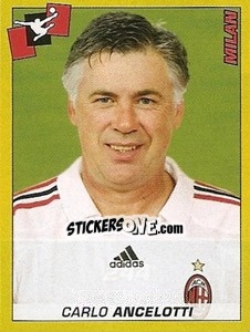 Sticker Carlo Ancelotti (Allenatore) - Calciatori 2007-2008 n. 244 - Panini