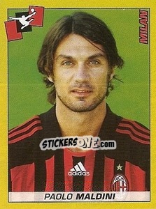 Sticker Paolo Maldini - Calciatori 2007-2008 n. 246 - Panini