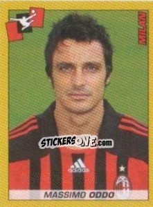 Sticker Massimo Oddo - Calciatori 2007-2008 - Panini