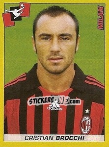 Sticker Cristian Brocchi - Calciatori 2007-2008 - Panini