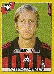 Figurina Massimo Ambrosini - Calciatori 2007-2008 - Panini