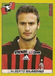Sticker Alberto Gilardino - Calciatori 2007-2008 n. 262 - Panini