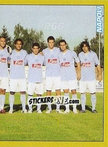 Cromo Squadra Napoli (2) - Calciatori 2007-2008 n. 266 - Panini