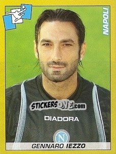 Sticker Gennaro Iezzo - Calciatori 2007-2008 - Panini