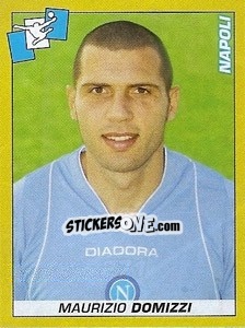 Cromo Maurizio Domizzi - Calciatori 2007-2008 - Panini