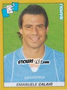 Cromo Emanuele Calaio - Calciatori 2007-2008 - Panini