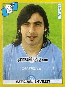 Sticker Ezequiel Lavezzi - Calciatori 2007-2008 n. 285 - Panini