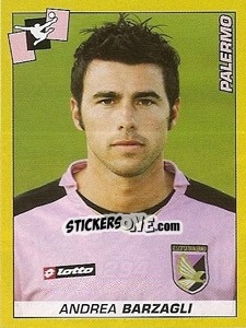 Sticker Andrea Barzagli - Calciatori 2007-2008 n. 294 - Panini