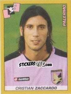 Sticker Cristian Zaccardo - Calciatori 2007-2008 n. 296 - Panini