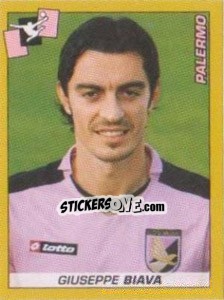 Cromo Giuseppe Biava - Calciatori 2007-2008 - Panini