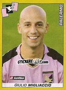 Sticker Giulio Migliaccio - Calciatori 2007-2008 - Panini