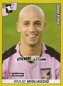 Sticker Giulio Migliaccio - Calciatori 2007-2008 n. 306 - Panini