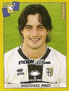 Sticker Massimo Paci - Calciatori 2007-2008 n. 321 - Panini