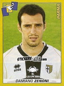 Sticker Damiano Zenoni - Calciatori 2007-2008 n. 324 - Panini