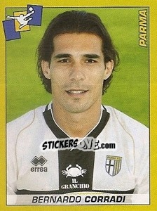 Sticker Bernardo Corradi - Calciatori 2007-2008 n. 333 - Panini