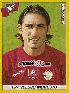 Sticker Francesco Modesto - Calciatori 2007-2008 n. 343 - Panini