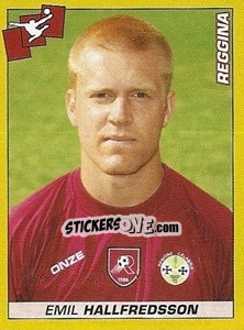 Figurina Emil Hallfredsson - Calciatori 2007-2008 - Panini