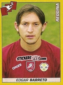 Cromo Edgar Barreto - Calciatori 2007-2008 n. 352 - Panini