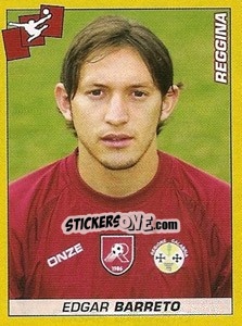 Figurina Edgar Barreto - Calciatori 2007-2008 - Panini