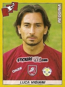 Sticker Luca Vigiani - Calciatori 2007-2008 n. 353 - Panini