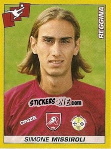 Sticker Simone Missiroli - Calciatori 2007-2008 n. 354 - Panini