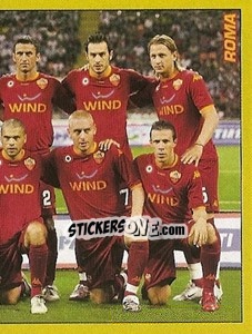 Cromo Squadra Roma (2) - Calciatori 2007-2008 - Panini