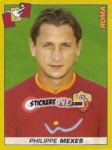 Sticker Philippe Mexes - Calciatori 2007-2008 n. 368 - Panini
