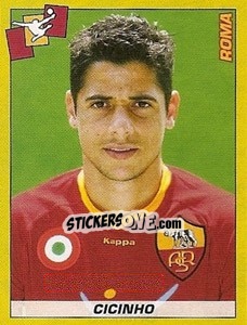 Sticker Cicinho - Calciatori 2007-2008 n. 369 - Panini