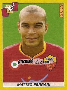 Sticker Matteo Ferrari - Calciatori 2007-2008 n. 370 - Panini